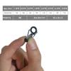 80pcs/Box Fishing Rod Tip Repair Kit, Saltwater Fishing Rod Tips Replacment Kit, Stainless Steel Fishing Rod Repair Kit Pole Tips Ceramic Ring Guides view 3