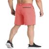 MAGCOMSEN Men's Pink 9" Hiking Cargo Shorts, 5 Pockets, Quick Dry, Lightweight, Waterproof, 30 view 2