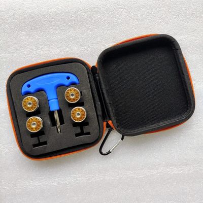 4pcs/Set Gold Golf Weights Wrench Tool Kit for Odyssey Stroke Lab, O-Works Putters 2x20g 2x25g