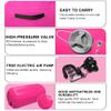 86 York Air Barrel Gymnastics Roller Inflatable Tumbling Mat, Back Handspring Training Air Mat Tumble Track Gymnastics Equipment For Home Use, Cheerleading with Electric Pump (60cm(D)*100cm(H), PINK) view 3