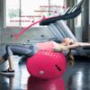 86 York Air Barrel Gymnastics Roller Inflatable Tumbling Mat, Back Handspring Training Air Mat Tumble Track Gymnastics Equipment For Home Use, Cheerleading with Electric Pump (60cm(D)*100cm(H), PINK) view 4