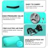 86 York Air Barrel Gymnastics Roller Inflatable Tumbling Mat, Back Handspring Training Air Mat Tumble Track Gymnastics Equipment For Home Use, Cheerleading with Electric Pump (60cm(D)*100cm(H), MINT) view 2