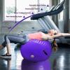 86 York Air Barrel Gymnastics Roller Inflatable Tumbling Mat, Cheerleading with Electric Pump (75cm(D)*120cm(H), PURPLE) view 3
