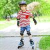 ECOO Adjustable Inline Skates Boys and Girls with Light up WheelsRoller Skates for Kids Ages 4-12, Teen Skates for Beginner Outdoor and Indoor (Blue, Small-Little Kids(11j-13j US) view 2