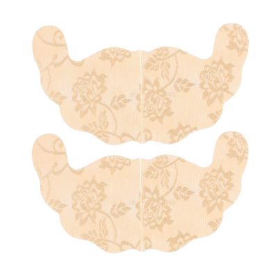 12pcs Women Lace Sticky Bras,Invisible Adhesive Bra for Large Breasts, Boob Tape - Lifting Large Breast,Covering Nipple Bra (Color : Nude, Size : F)