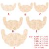 12pcs Women Lace Sticky Bras,Invisible Adhesive Bra for Large Breasts, Boob Tape - Lifting Large Breast,Covering Nipple Bra (Color : Nude, Size : F) view 3