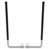 Kojem 60" Boat Trailer Guide Poles for Ski Boat, Fishing Boat, Sailboat, Kayak, Canoe 2Pcs Steel Trailer Post Guide-On Black & Silvery view 1