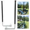 Kojem 60" Boat Trailer Guide Poles for Ski Boat, Fishing Boat, Sailboat, Kayak, Canoe 2Pcs Steel Trailer Post Guide-On Black & Silvery view 3