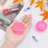 GORGECRAFT 1 Pair 5/16" (8mm) Skate Toe Stoppers Roller Skate Stops Toe Plug 82A Roller Quad Skate Toe Stops Double-Row Roller Skating Brake Jam Plugs with Bolts Screwdriver for Skates(Hot Pink) view 3