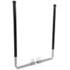 KUAFU 60" Boat Trailer Guide with Black PVC Pipes for Ski Boat Fishing Boat or Sailboat Trailer Compatible with Frames up to 3" w x 4-1/4" H (Black+Silvery) view 2