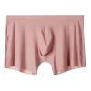 2Pcs Men Panties Mens Ice Silk Seamless Underwear Ultra-Thin Breathable Boxer Shorts for Male Underpants Boxershorts,Bean Paste,XXL view 1