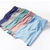 2Pcs Men Panties Mens Ice Silk Seamless Underwear Ultra-Thin Breathable Boxer Shorts for Male Underpants Boxershorts,Bean Paste,XXL view 2