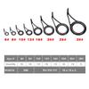75pcs/Box Fishing Rod Repair Kit, Stainless Steel & Ceramic Rod Guides Ring, Fishing Rod Tip Repair Kit Fishing Pole Eyelets Replacement view 3