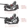 MEROCA M4 4-Piston Mountain Bike Hydraulic Disc Brakes Left Front 800mm Right Rear 1400mm Hydraulic Brake Ebike Hydraulic Brakes Bike Disc Brake view 4