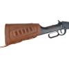 Leather Cartridge Sling with Buttstock Ammo Holder for Rifles .30-06, .45-70, .308, 410GA (Brown Suit) view 4