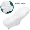 DADAWEN Youth Girls White Cheerleading Shoes Athletic Training Tennis Breathable Competition Cheer Sneakers White US Size 13.5 M Little Kid view 4