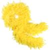 THARAHT Yellow Chandelle Turkey Feather Boa 2 Yards 60g for DIY Craft Home Dancing Wedding Party Halloween Costume Decoration Feather Boa view 1
