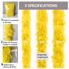 THARAHT Yellow Chandelle Turkey Feather Boa 2 Yards 60g for DIY Craft Home Dancing Wedding Party Halloween Costume Decoration Feather Boa view 2
