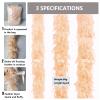 THARAHT Champagne Chandelle Turkey Feather Boa 2 Yards 60g for DIY Craft Home Dancing Wedding Party Halloween Costume Decoration Feather Boa view 2