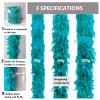 THARAHT Teal Chandelle Turkey Feather Boa 2 Yards 60g for DIY Craft Home Dancing Wedding Party Halloween Costume Decoration Feather Boa view 2