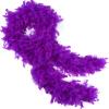 THARAHT Purple Chandelle Turkey Feather Boa 2 Yards 60g for DIY Craft Home Dancing Wedding Party Halloween Costume Decoration Feather Boa view 1
