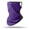 3PCS Unisex Rave Bandana Neck Gaiter Headwear for Women Men Face Scarf (Purple, One Size) view 2