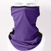 3PCS Unisex Rave Bandana Neck Gaiter Headwear for Women Men Face Scarf (Purple, One Size) view 3