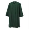 SAMDEEMI Unisex Adult Matte Graduation Gown Only, for High School, Bachelor, Choir Robes, Pulpit Robe, Pastor and Halloween, forest 45" view 1