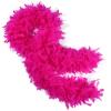 THARAHT Hot pink Chandelle Turkey Feather Boa 2 Yards 60g for DIY Craft Home Dancing Wedding Party Halloween Costume Decoration Feather Boa view 1