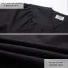 SAMDEEMI Unisex Adult Matte Graduation Gown Only, for High School, Bachelor, Choir Robes, Pulpit Robe, Pastor and Halloween, black 57" Plus view 3