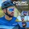 KAPVOE Photochromic Cycling Glasses Men Women Clear Transition Mountain Bike Sunglasses Sports Baseball Running - K9023 view 2
