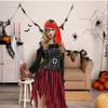 FUEAWIM 6 Pcs Pirate Accessories Set - Bandana Headband, Captain Eye Patch, Role Play Dress Up Kit for Halloween, Party Favor Costume view 2