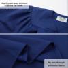 SAMDEEMI Unisex Adult Matte Graduation Gown Only, for High School, Bachelor, Choir Robes, Pulpit Robe, Pastor and Halloween, navy 42" view 3