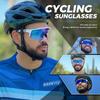 KAPVOE Photochromic Cycling Glasses Men Women Clear Transition Mountain Bike Sunglasses Sports Baseball Running - K9023 view 2