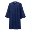 SAMDEEMI Unisex Adult Matte Graduation Gown Only, for High School, Bachelor, Choir Robes, Pulpit Robe, Pastor and Halloween, navy 60" view 1