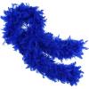 THARAHT Blue Chandelle Turkey Feather Boa 2 Yards 60g for DIY Craft Home Dancing Wedding Party Halloween Costume Decoration Feather Boa view 1