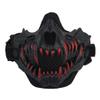 Yzpacc Airsoft Half Face Masks Tactical Face Protection Mesh Mask for Halloween Paintball CS Hunting view 1