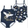 Harry Potter Swimsuits Girls Hogwarts Burgundy OR Navy Hedwig Swimwear 13-14 Years view 4
