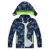 IjnUhb Boys Rain Jacket with Detachable Hood Lightweight Raincoats for Kids Windbreaker view 1
