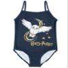 Harry Potter Swimsuits Girls Hogwarts Burgundy OR Navy Hedwig Swimwear 6-7 Years view 1