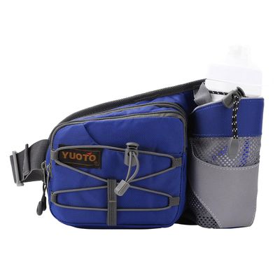 YUOTO Waist Pack with Water Bottle Holder for Running Walking Hiking Hydration Belt