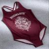 Harry Potter Swimsuits Girls Hogwarts Burgundy OR Navy Hedwig Swimwear 7-8 Years view 2