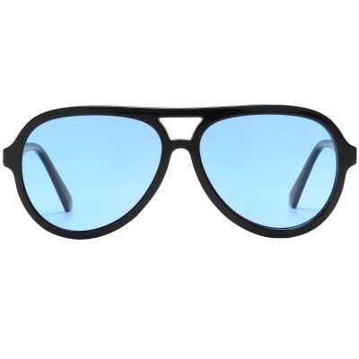 DUCO Retro Aviator Polarized Sunglasses Women Men Vintage Double Bridge Sun Glasses Classic Shades DC1208