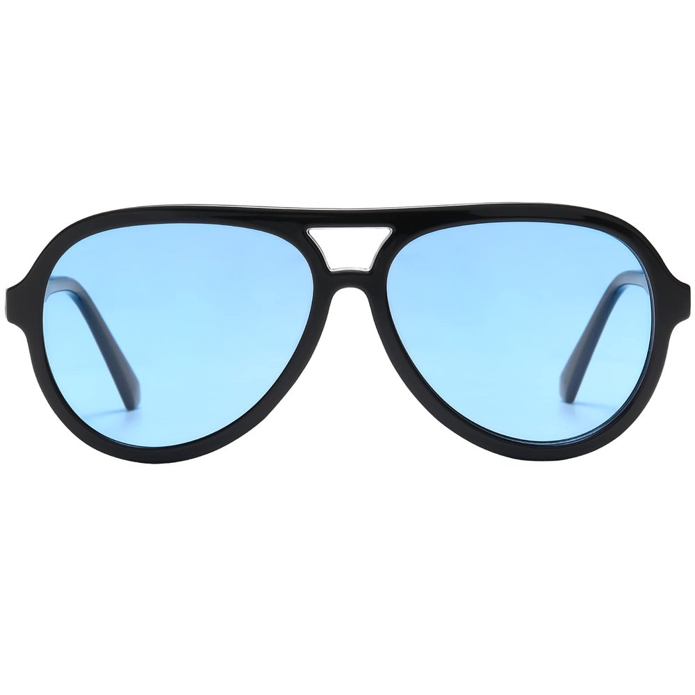 DUCO Retro Aviator Polarized Sunglasses Women Men Vintage Double Bridge Sun Glasses Classic Shades DC1208