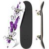Skateboards Composition of Purple Pink Butterflies Morpho and White Butterflies Classic Concave Skateboard Cool Stuff Teen Gifts Longboard Extreme Sports for Beginners and Professionals view 1