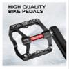 HAIBING 2022 New 3 Bearings Ultralight Anti-Slip Cycling Sealed Bearing CNC BMX MTB Road Bike Pedal Replacement Upgrade Accessories (Color : MZ-131 Blue) view 2