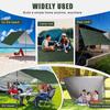 XIANGBINXUAN Tent Tarp for Tent Camping Hammock Tarp Tarp Cover Tent Shelter, Tarpaulin Cover Portable Lightweight Waterproof Windproof Sun Shade UV Protection for Gazebo Picnic Mat (Green) view 3