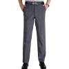 Maiyifu-GJ Men's Straight Fit Stretch Dress Pants Plain Flat Front Loose Suit Pant Casual Classic Fit Golf Chino Trousers (Grey,30) view 1