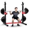 HARISON Heavy Duty Squat Rack, Adjustable Barbell Rack, Multi-functional Dip Bar Station Weight Lifting Bench Press for Home Gym view 1