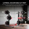 HARISON Heavy Duty Squat Rack, Adjustable Barbell Rack, Multi-functional Dip Bar Station Weight Lifting Bench Press for Home Gym view 3